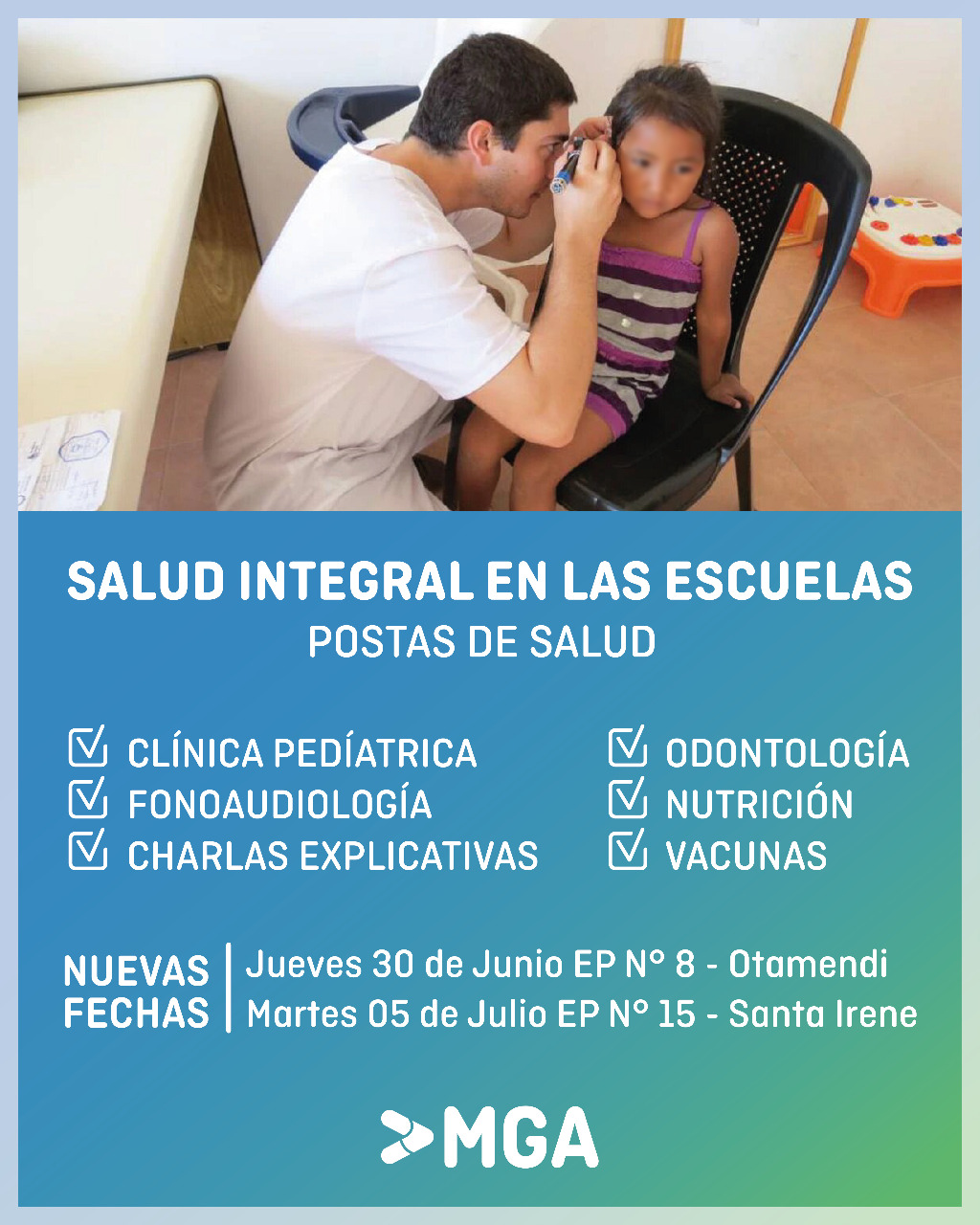 Comenzó el programa municipal «Salud Integral en las Escuelas»