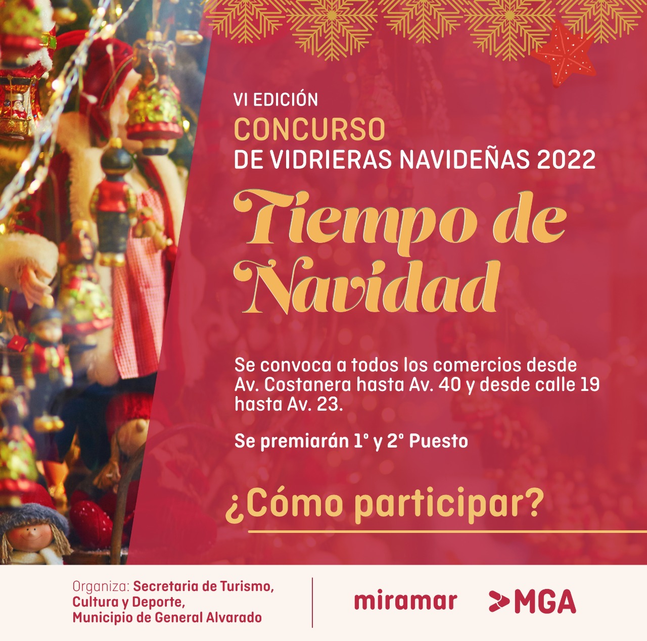 VI Edición Concurso de Vidrieras Navideñas 2022: “Tiempo de Navidad”