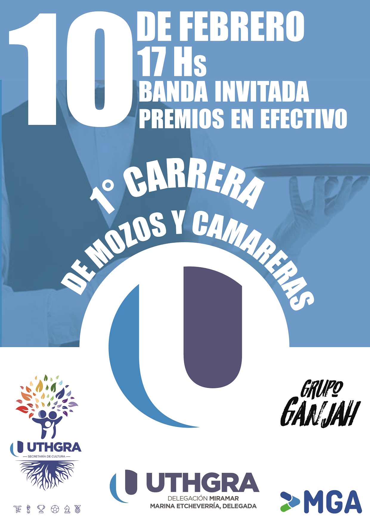 Febrero contará con la 1º edición de la Carrera de Mozos y Camareras