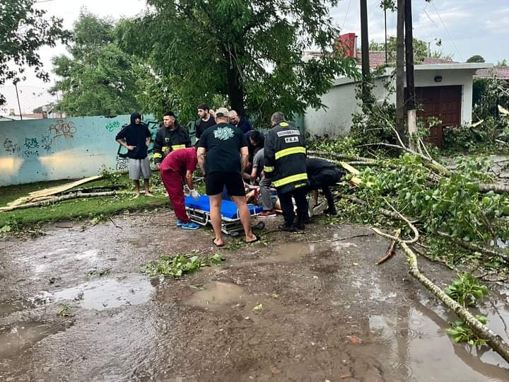 Fuerte temporal en la ciudad con víctimas fatales